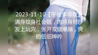 2023-11-10【午夜李寻欢】满身纹身社会姐，肉感身材沙发上玩穴，张开双腿爆操，爽的低低呻吟