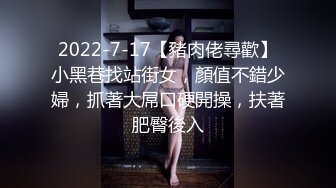 2022-7-17【豬肉佬尋歡】小黑巷找站街女，顏值不錯少婦，抓著大屌口硬開操，扶著肥臀後入