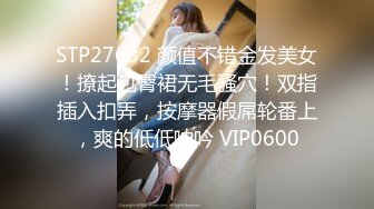 STP27632 颜值不错金发美女！撩起包臀裙无毛骚穴！双指插入扣弄，按摩器假屌轮番上，爽的低低呻吟 VIP0600