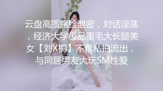 云盘高质露脸泄密，对话淫荡，经济大学极品重毛大长腿美女【刘X桐】不雅私拍流出，与同居男友大玩SM性爱