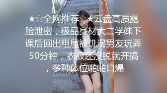 ★☆全网推荐☆★云盘高质露脸泄密，极品身材大二学妹下课后回出租屋被饥渴男友玩弄50分钟，衣服还没脱就开搞，多种体位啪啪口爆