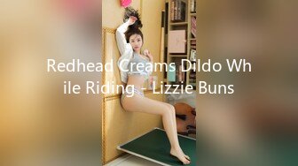 Redhead Creams Dildo While Riding - Lizzie Buns