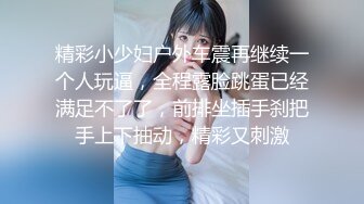 精彩小少妇户外车震再继续一个人玩逼，全程露脸跳蛋已经满足不了了，前排坐插手刹把手上下抽动，精彩又刺激