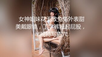  女神姐妹花无敌兔兔外表甜美戴眼镜，丁字裤翘起屁股，半脱特写肥穴