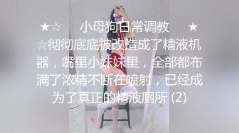 ★☆❤️小母狗日常调教❤️★☆彻彻底底被改造成了精液机器，嘴里小妹妹里，全部都布满了浓精不断在喷射，已经成为了真正的精液厕所 (2)