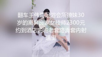 翻车王伟哥足浴会所撩妹30岁的离异良家女技师2300元约到酒店啪啪老套路滑套内射逼里