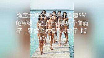 绳艺大师给熟女来个全套SM龟甲缚，奶子上还要贴个血滴子，狂虐这对极品大奶子【200V】 (16)