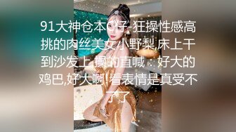 91大神仓本C仔-狂操性感高挑的肉丝美女小野梨,床上干到沙发上,操的直喊：好大的鸡巴,好大啊!看表情是真受不了了