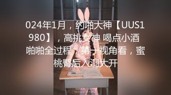 024年1月，约啪大神【UUS1980】，高挑女神 喝点小酒 啪啪全过程，第一视角看，蜜桃臀后入洞大开